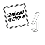 Eckiger Stempel mit modernem Haken